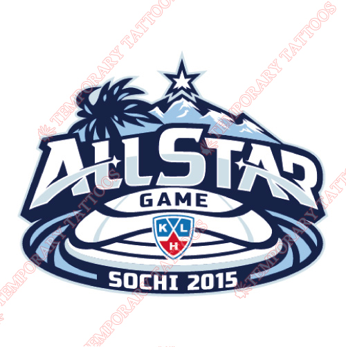KHL All-Star Game Customize Temporary Tattoos Stickers NO.7259